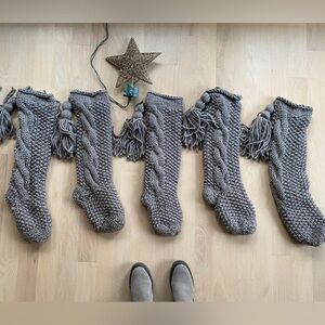 Nordstrom Home knitted stockings bundle of 5